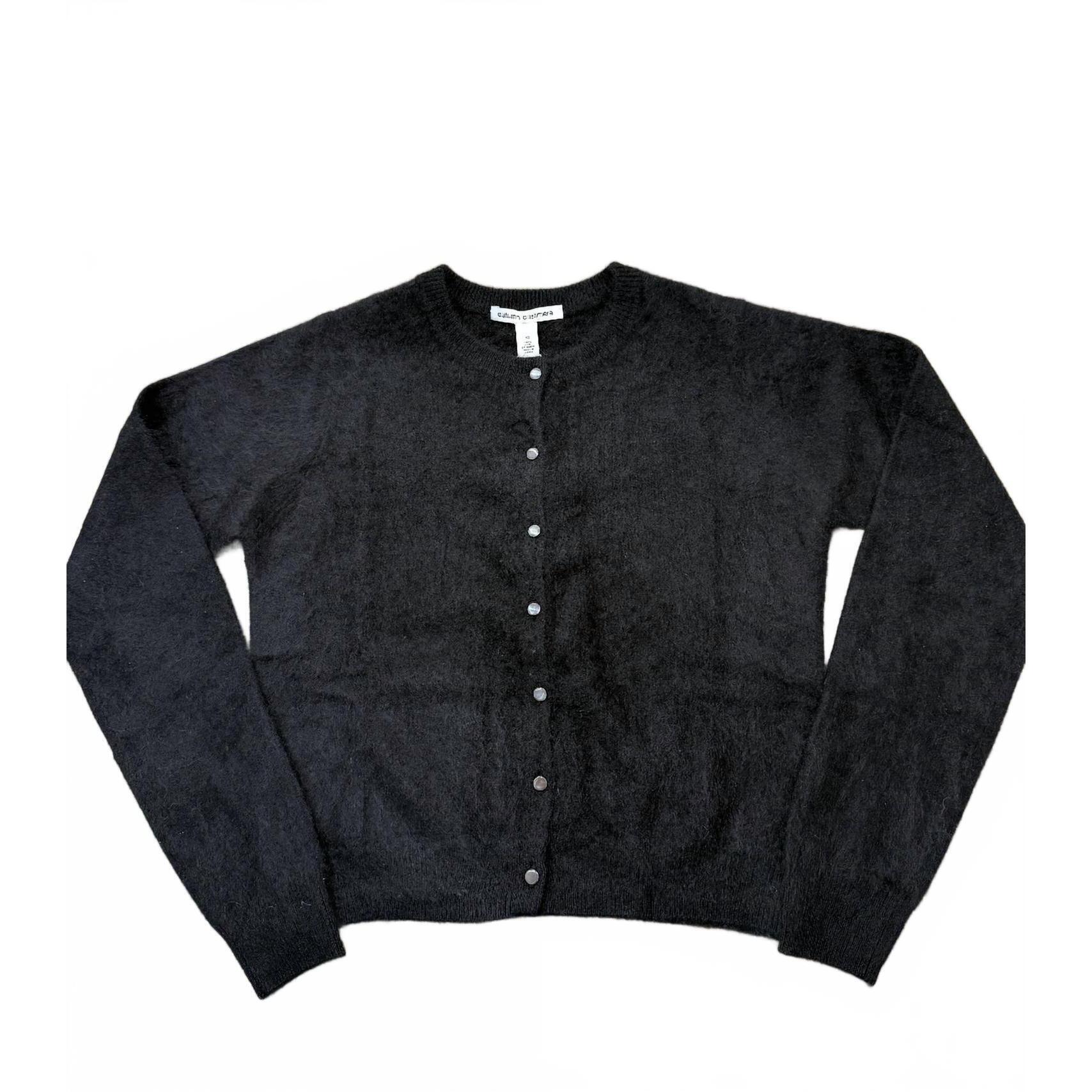 New Autumn Cashmere Women's Brushed Baby Cardigan In Black